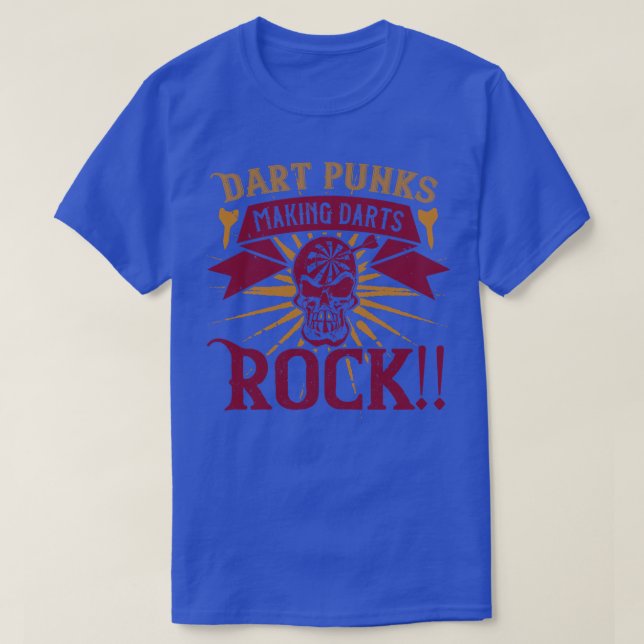 T-shirt Darts Dart Punks Fabriquant Darts Rock (Design devant)