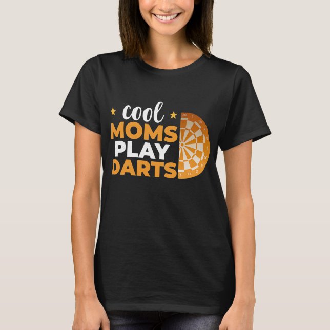 T-shirt Darts Pub Dartboard Sports Dart Team Darts Maman  (Devant)