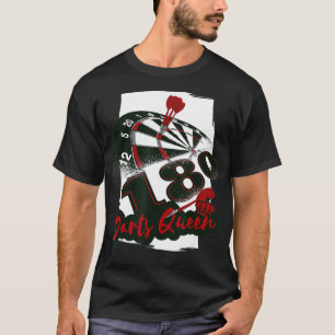 T-shirt Darts Queen - Drôle Dart Player Citation Humour