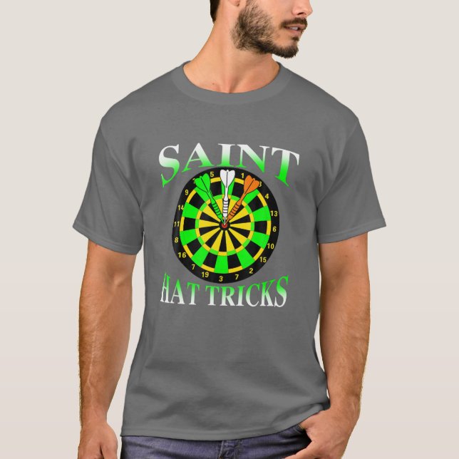 T-shirt Darts Saint Hat Trick Irish St Patrick (Devant)