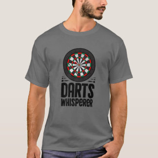 T-shirt Darts Whisperer Funny Dart Player Dartboard jeu P