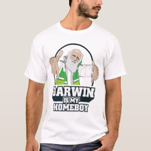 T-shirt Darwin est ma chemise athée de Homeboy