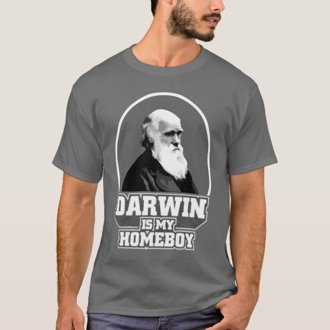 T-shirt Darwin est mon Homeboy (Devant)