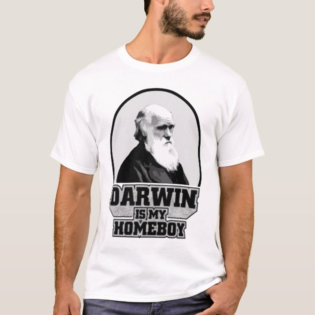 T-shirt Darwin est mon Homeboy (Devant)