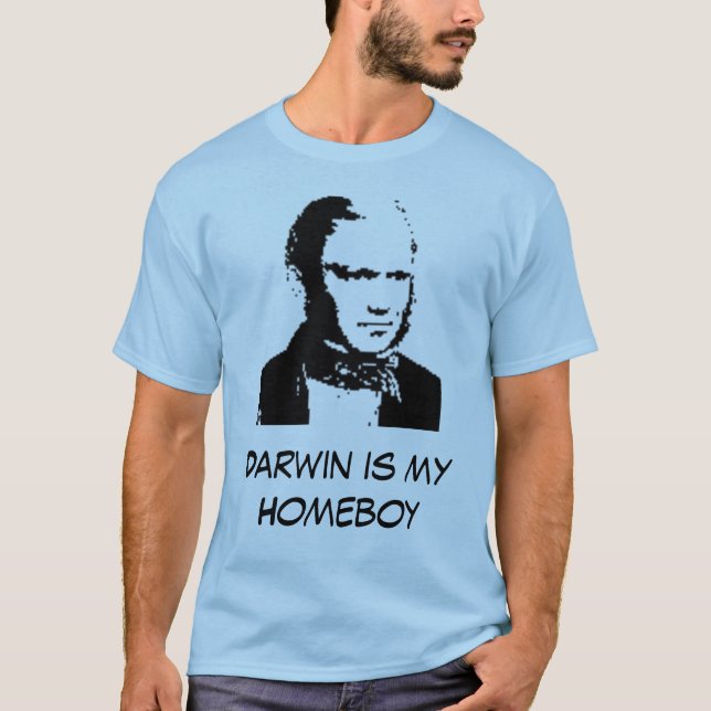 T-shirt Darwin est mon Homeboy (Devant)