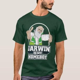 T-shirt Darwin est mon Homeboy (polychrome)