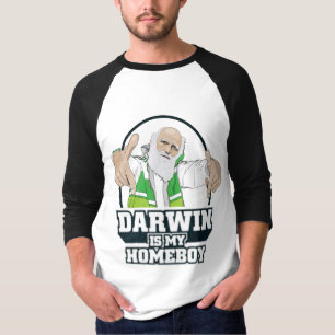 T-shirt Darwin est mon Homeboy (polychrome)