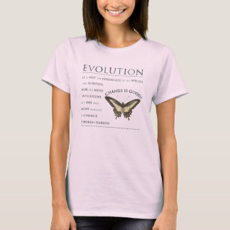 T-shirt Darwin Evolution Quote