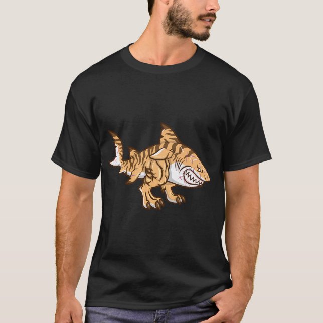 T-shirt Darwin le requin (Devant)