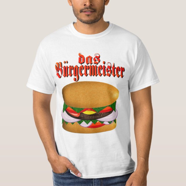 T-shirt Das Burgermeister (Devant)