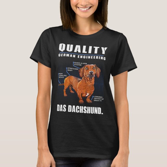 T-shirt Das Dachshund-Doxie (Devant)