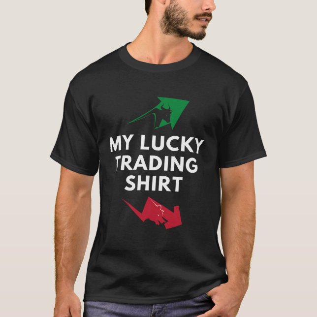 T-shirt Das ist mein Glücklicher Trader   Day Trader s (Devant)