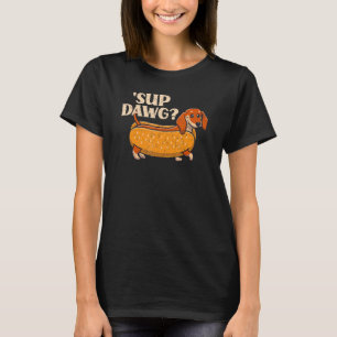T-shirt Daschund mignonne 'Sup Dawg Wiener Chien Puppy Lov