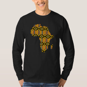 T-shirt Dashiki Imprimer Carte Africaine Tribal Ethnic Ken