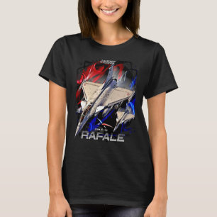 T-shirt Dassault Rafale Avion de Chasse Armée de l'air Fr