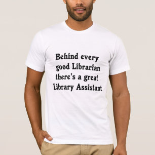 T-shirt d'assistant de bibliothécaire