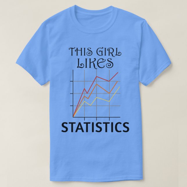 T-shirt Data Analyst Girkes aime Statistiques Feuille de c (Design devant)