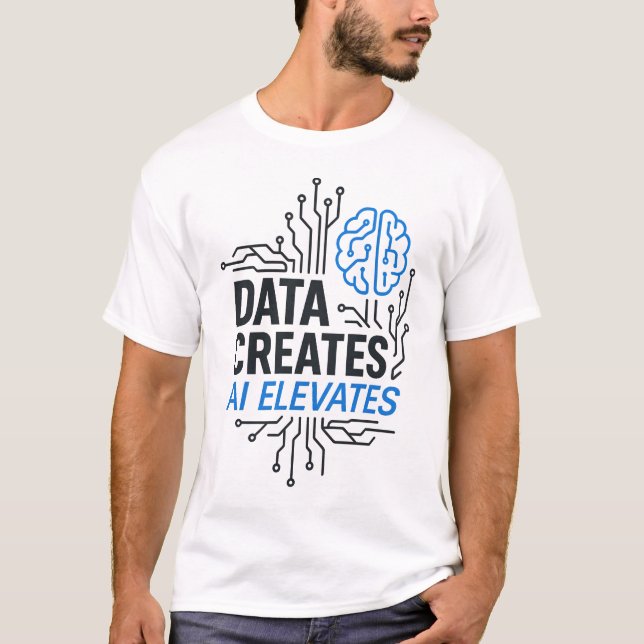 T-shirt Data Foundation Ascent : Technologie Abstraite d'é (Devant)