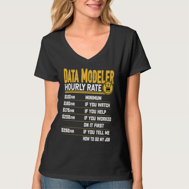 T-shirt Data Modeler Hourly Rate   Data Scientist (Devant)