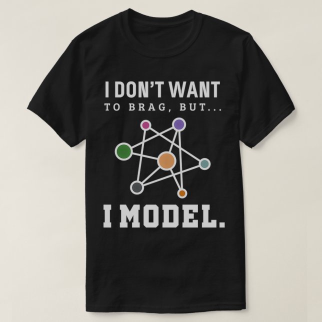 T-shirt Data Science Model Funny Computer Scientifique Pul (Design devant)