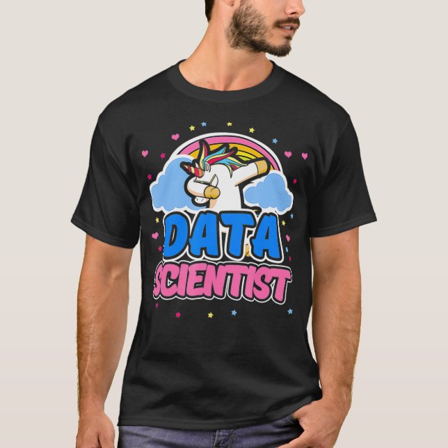 T-shirt Data Scientifique Info Data Science Analyste minie (Devant)