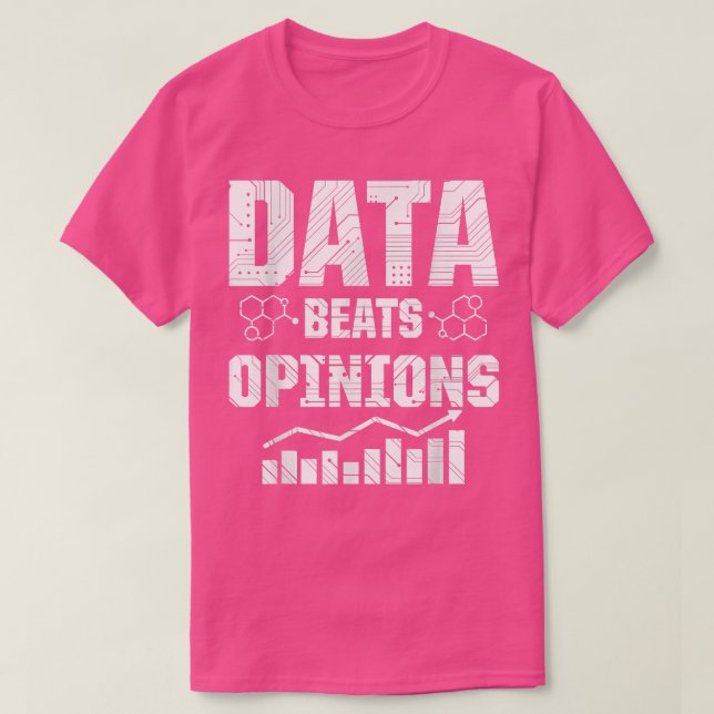 T-shirt Data Scientist Data Science Analyst 334 (Design devant)