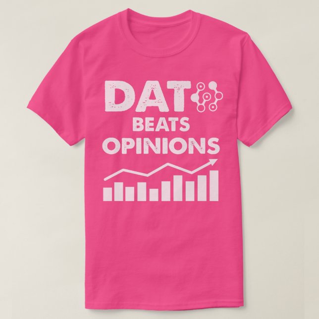 T-shirt Data Scientist Data Science Analyst Premium (Design devant)