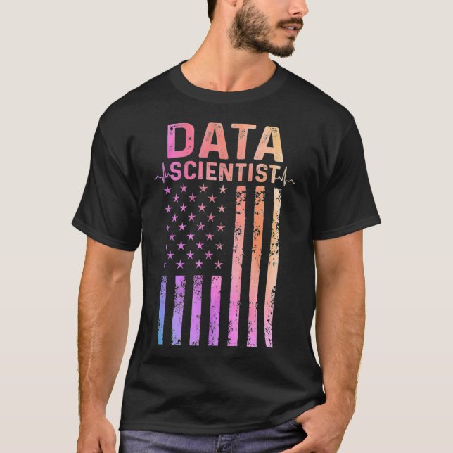 T-shirt Data Scientist Inspire Data Science Analyst (Devant)