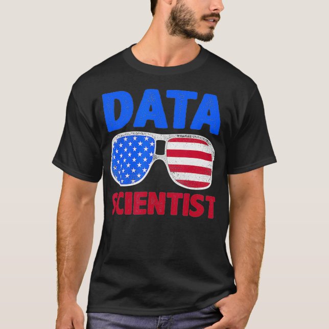 T-shirt Data Scientist Learning Data Science Mining Analys (Devant)