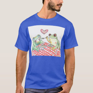 T-shirt date de la grenouille