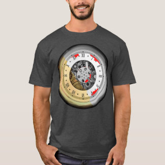 T-shirt Date d'une horloge en direct Zafkiel Krumuis