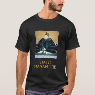 T-shirt Date Masamune Dragon Samouraï Borgne Ukiyo-e Portr