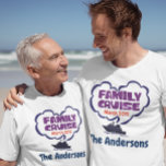 T-shirt Date personnalisée de vacances de croisière en fam<br><div class="desc">Cette conception a été créée par art numérique. Vous pouvez modifier le style de cette chemise en choisissant Plus > sous l'option de style. Il peut être personnalisé en cliquant sur le bouton personnaliser et en modifiant la couleur, en ajoutant un nom, des initiales ou vos mots préférés. Contactez-moi à...</div>