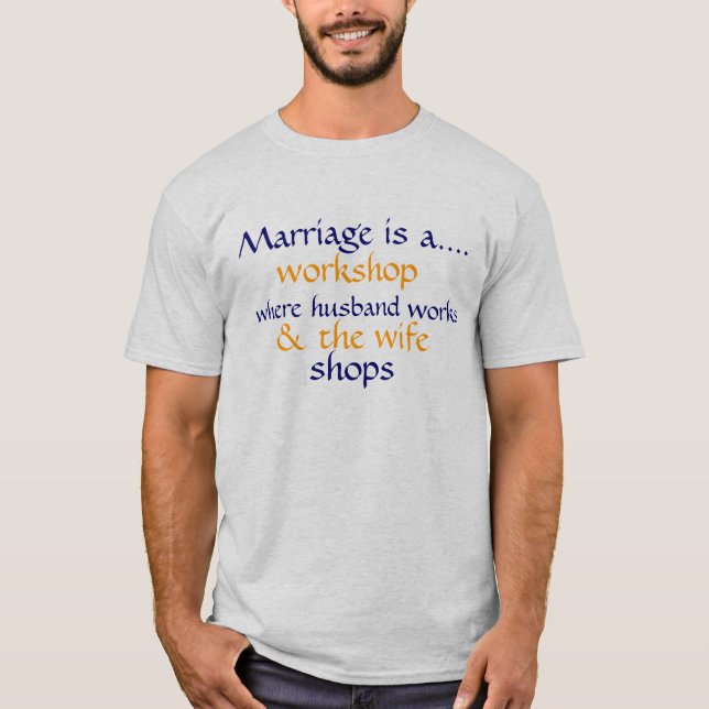 T-shirt d'atelier de mariage (Devant)