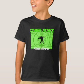 T-shirt d'attaque de zombie pour enfants