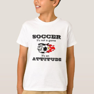 T-Shirt d'attitude de football pour enfants