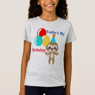 T-Shirt D'aujourd'hui ma paresse d'anniversaire