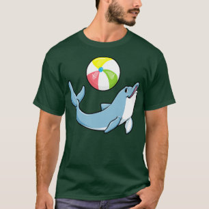 T-shirt Dauphin à la nage avec water polo 1