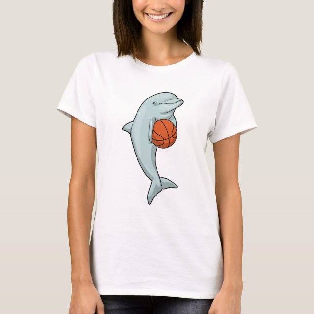 T-shirt Dauphin au Basketball Sports (Devant)