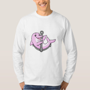 T-shirt Dauphin avec Ancre