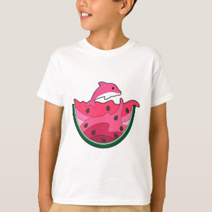 T-shirt Dauphin avec pastèque