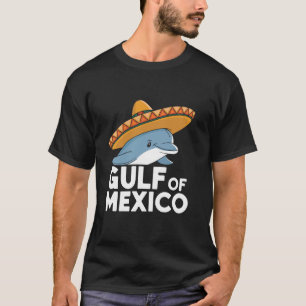 T-shirt Dauphin avec sombrero golfe du Mexique