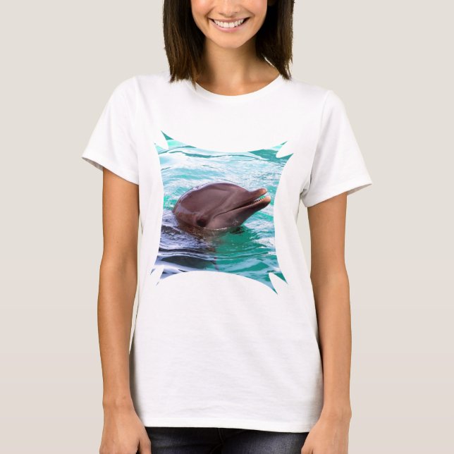 T-shirt Dauphin bavard (Devant)