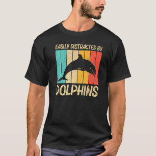 T-shirt Dauphin Cool Pour Hommes Femmes Dauphins Baleine B