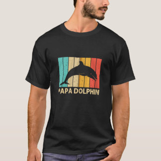 T-shirt Dauphin cool Pour Hommes Papa Dauphins Beluga Bale