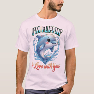 T-shirt Dauphin de la Saint-Valentin mignon – Je suis foll