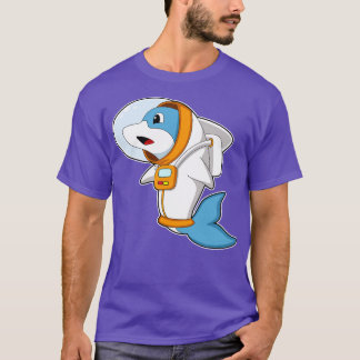 T-shirt Dauphin En Astronaut Avec Costume