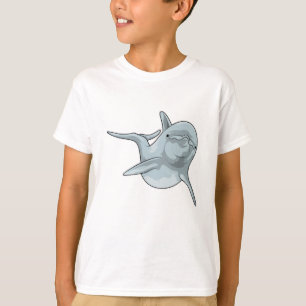 T-shirt Dauphin en natation