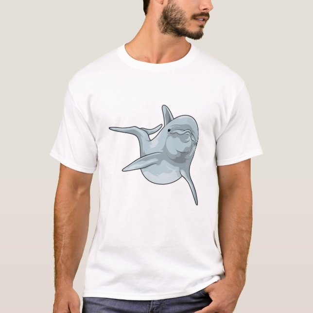 T-shirt Dauphin en natation (Devant)
