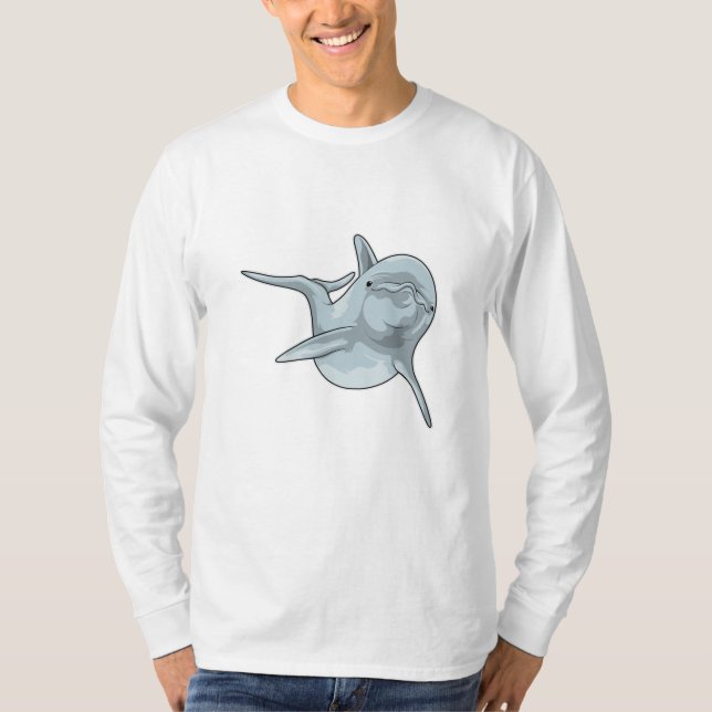 T-shirt Dauphin en natation (Devant)